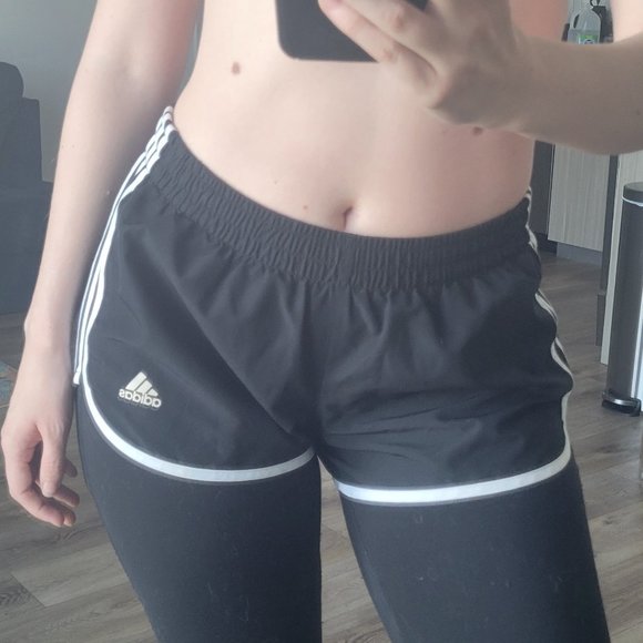 Super Comfy Black Adidas Running Shorts - Picture 1 of 3